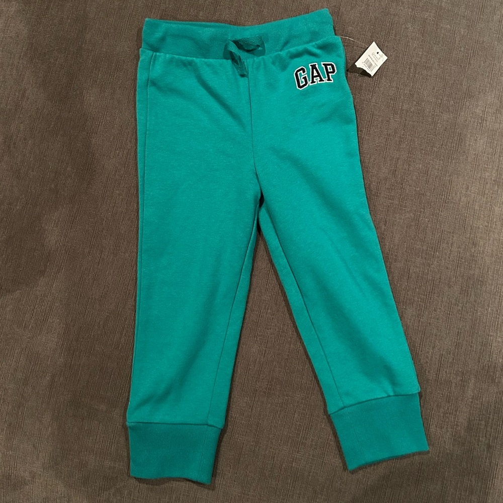 GAP Green Toddler Sweatpants sz 3T NWT
